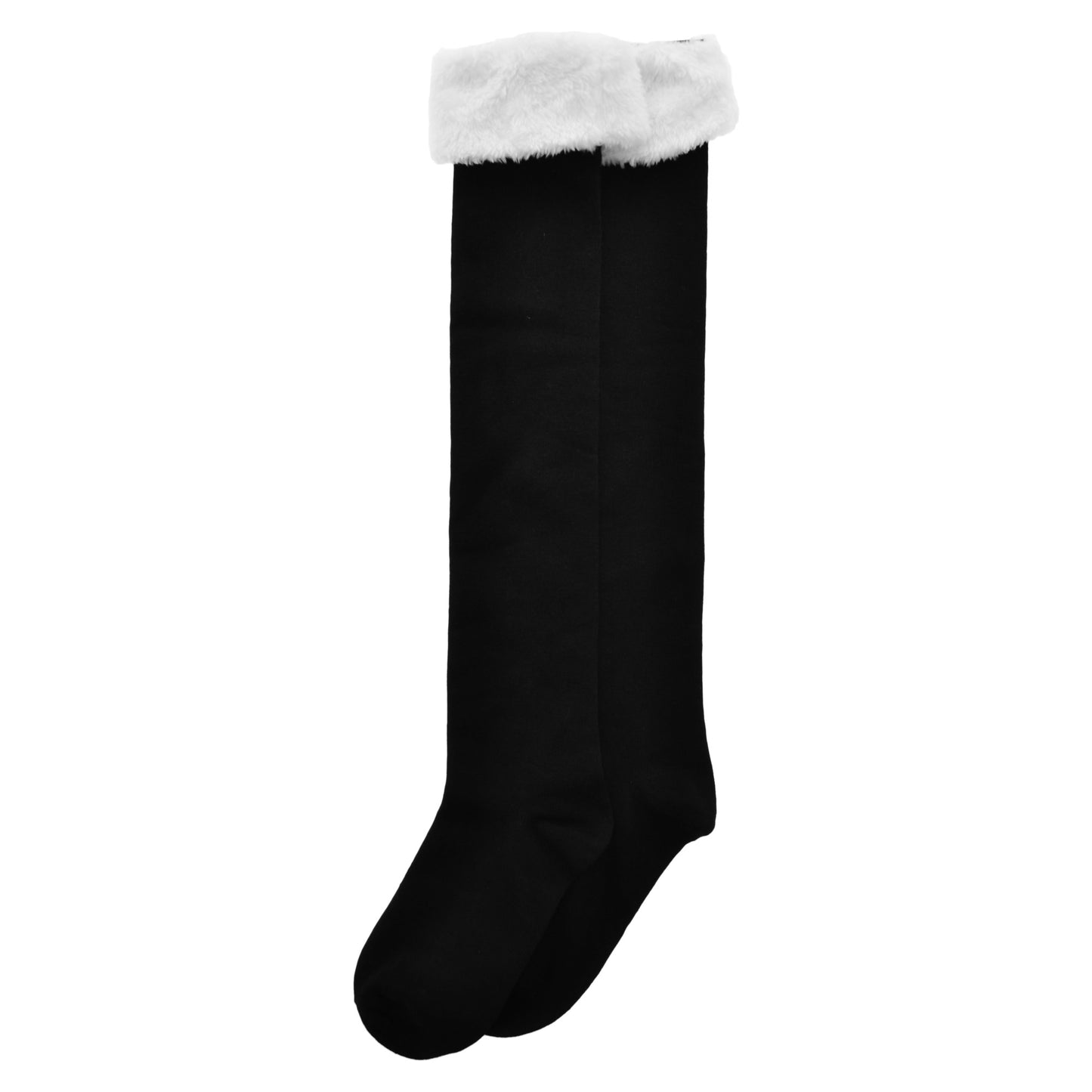 Winter Fur Trim Knee Socks (1-Pack)