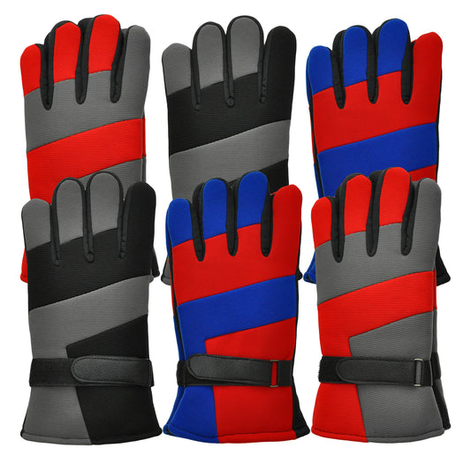 Unisex Touchscreen Winter Gloves (6-Pack)