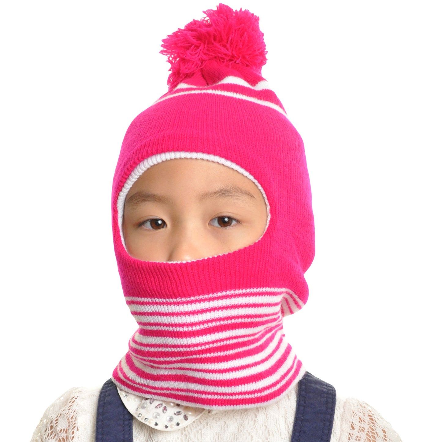 Kids' Balaclava-Style Ski Mask with Extended Neck Coverage (6-Pack)