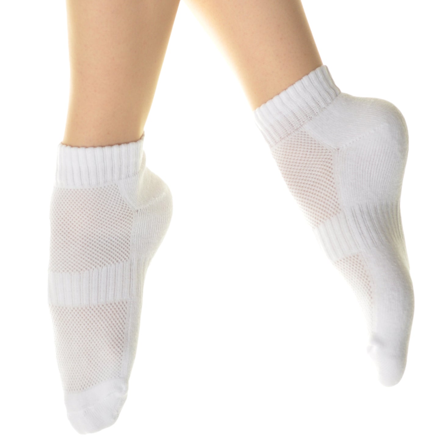 Unisex Ankle Socks with Arch Support and Cushioned Soles (12-Pairs)