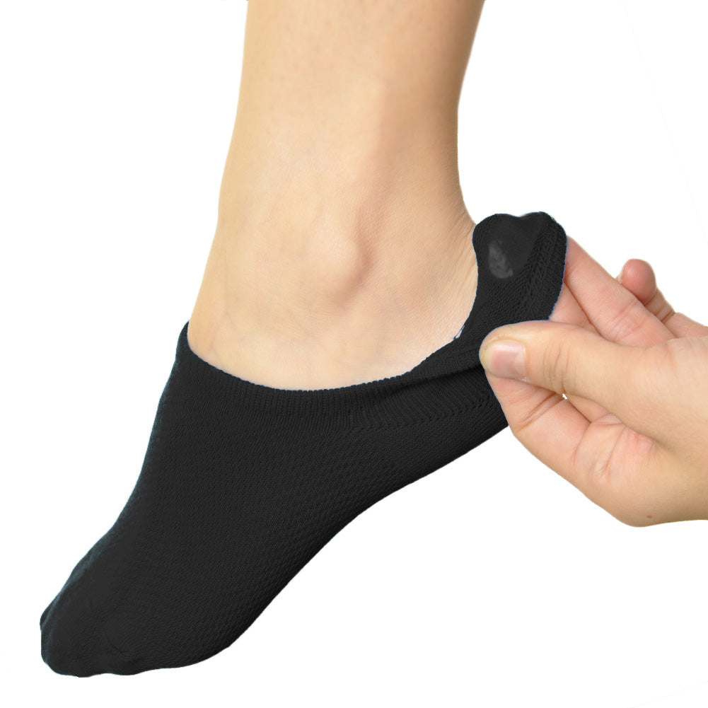 No-Show Socks With Non-Slip Silicone Patch (12-Pairs)
