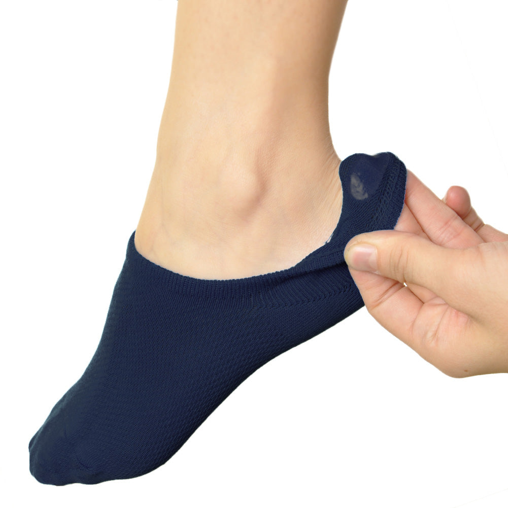 No-Show Socks With Non-Slip Silicone Patch (12-Pairs)