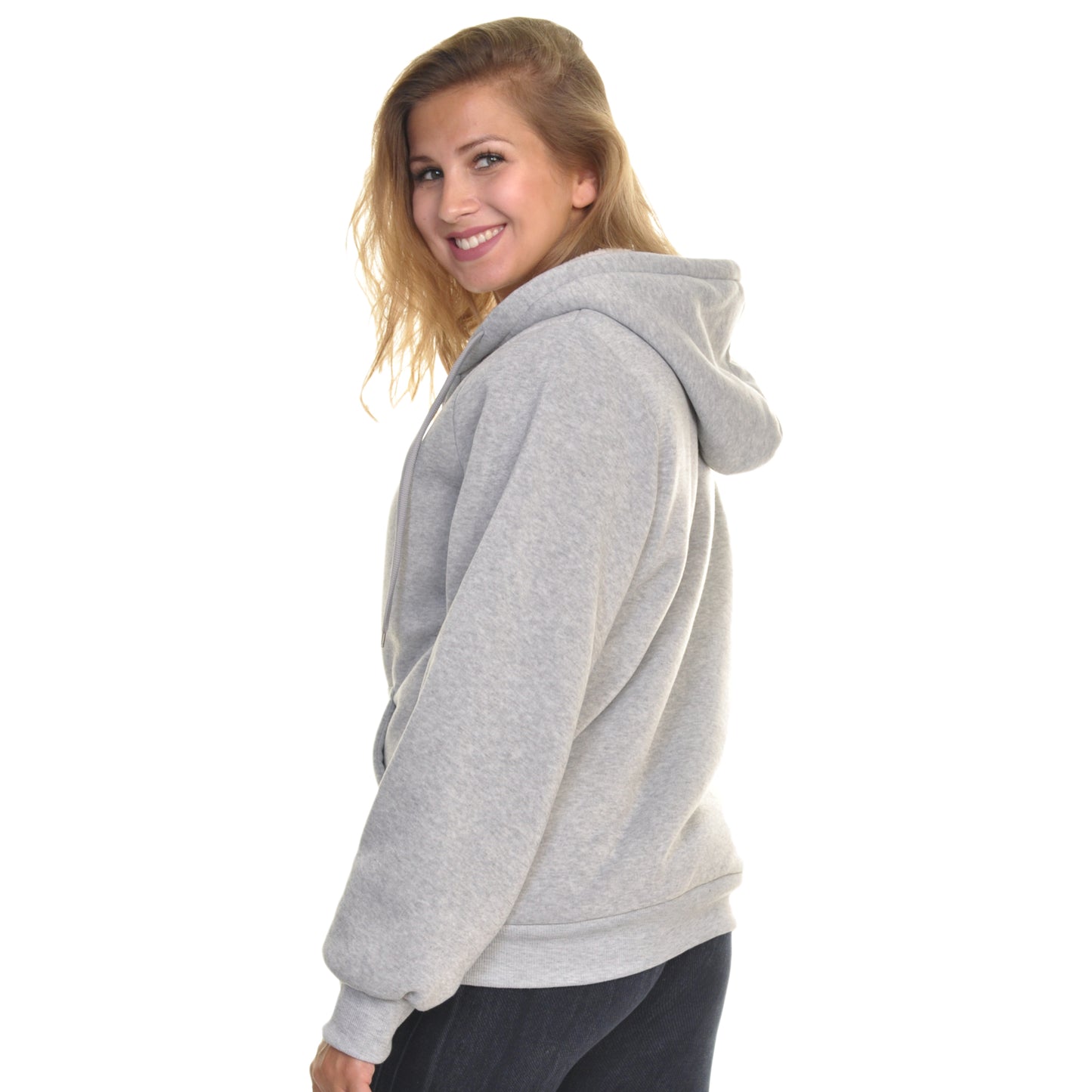 Women's Sherpa-Lined Hoodie Jacket (1-Pack)