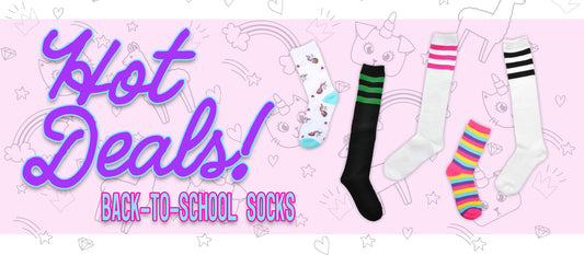 Hot Deals on Fun Back-To-School Socks