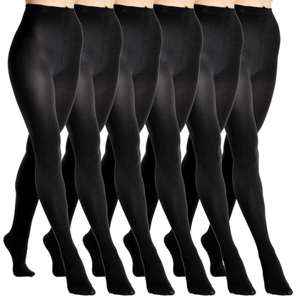 Winter Warmth Brushed Interior Thermal Tights (1-6 Pack)