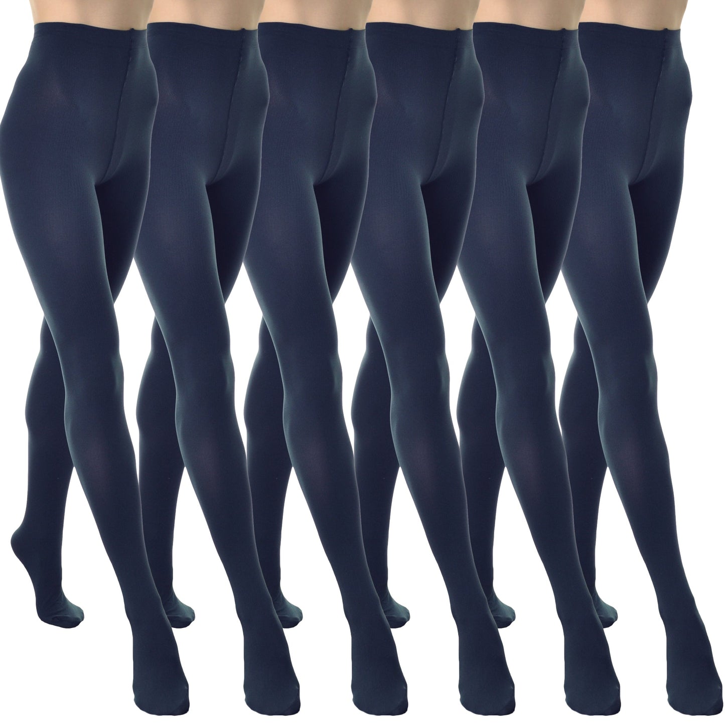 Winter Warmth Brushed Interior Thermal Tights (1-6 Pack)