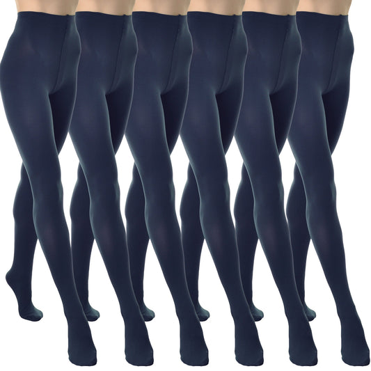Winter Warmth Brushed Interior Thermal Tights (1-6 Pack)