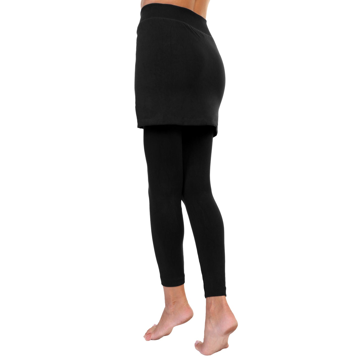 Blend Mini Skirt Leggings, Regular and Queen Size (1-Pack)