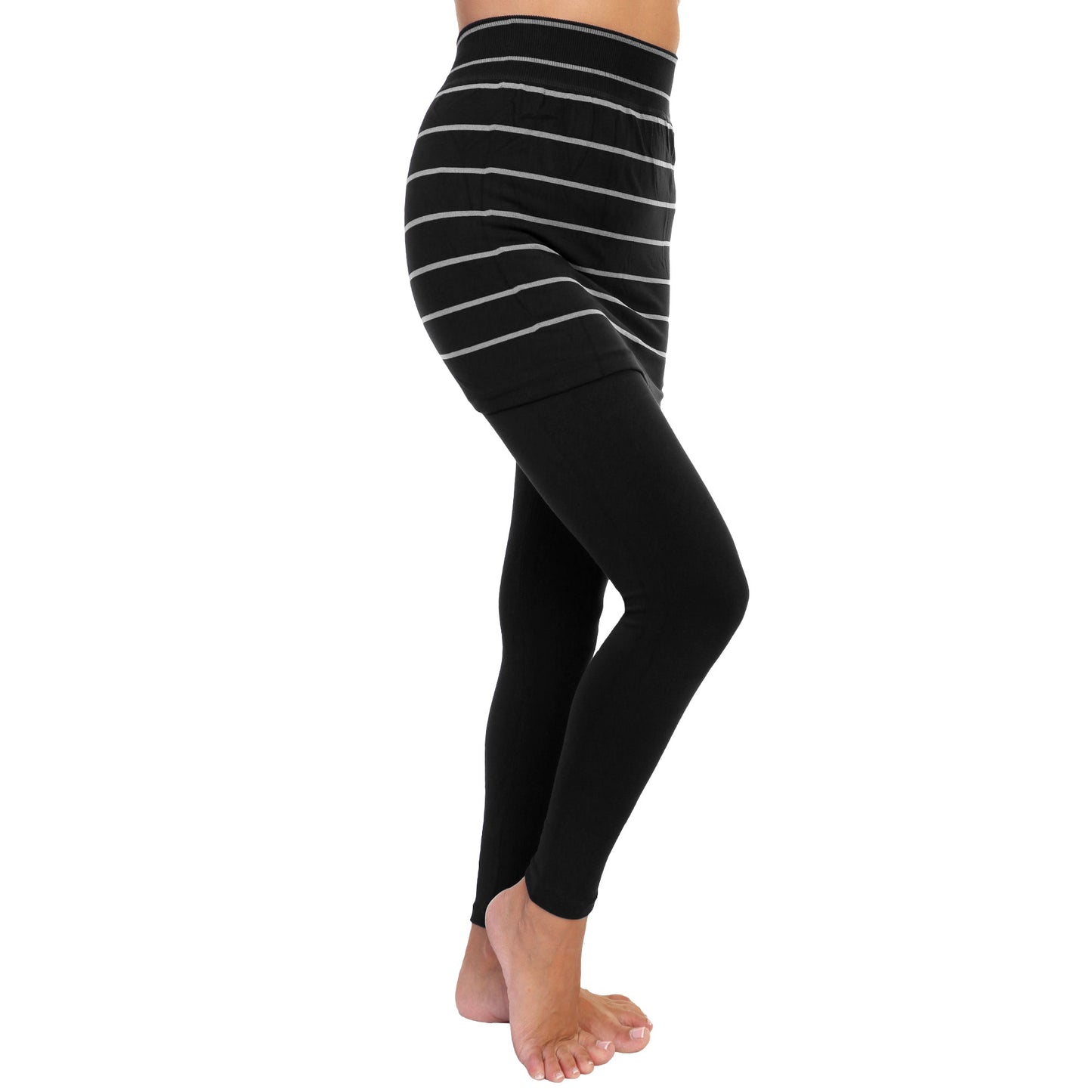 Blend Mini Skirt Leggings, Regular and Queen Size (1-Pack)
