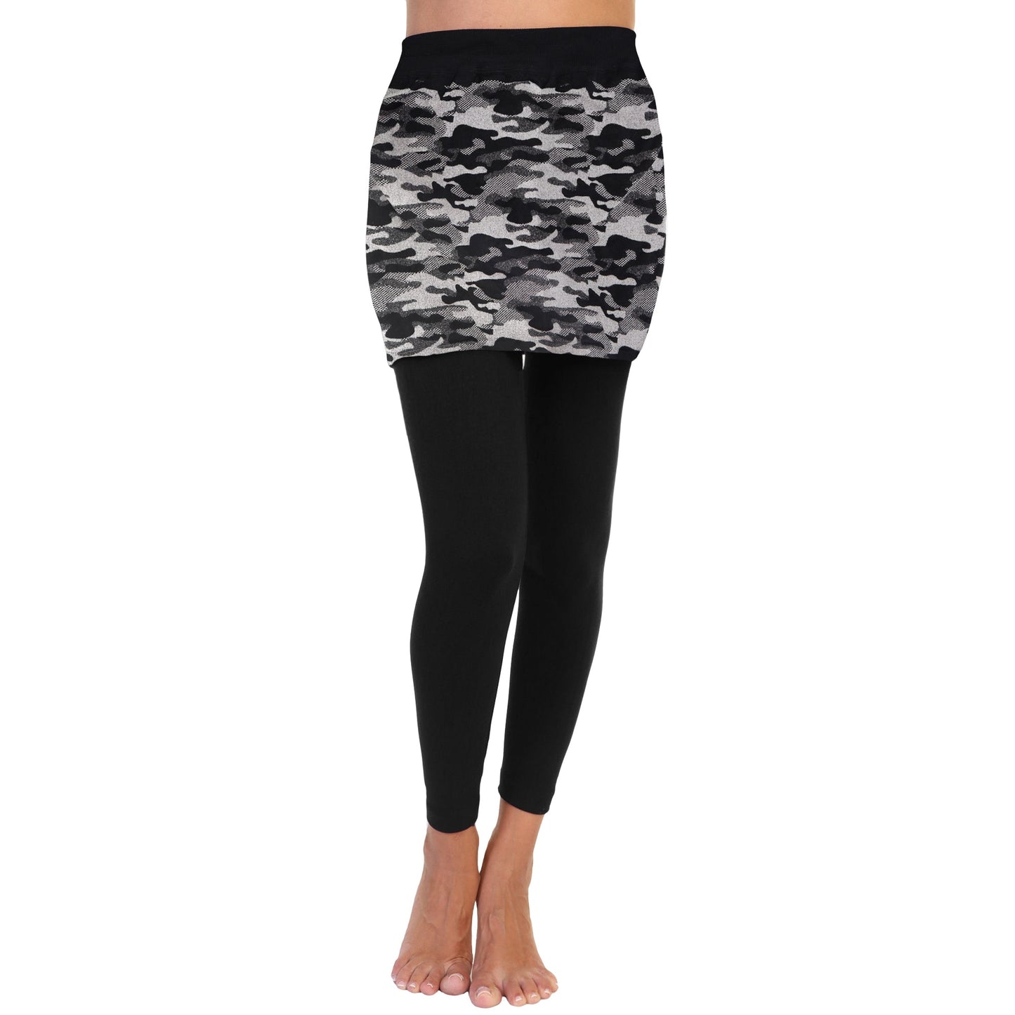 Blend Mini Skirt Leggings, Regular and Queen Size (1-Pack)