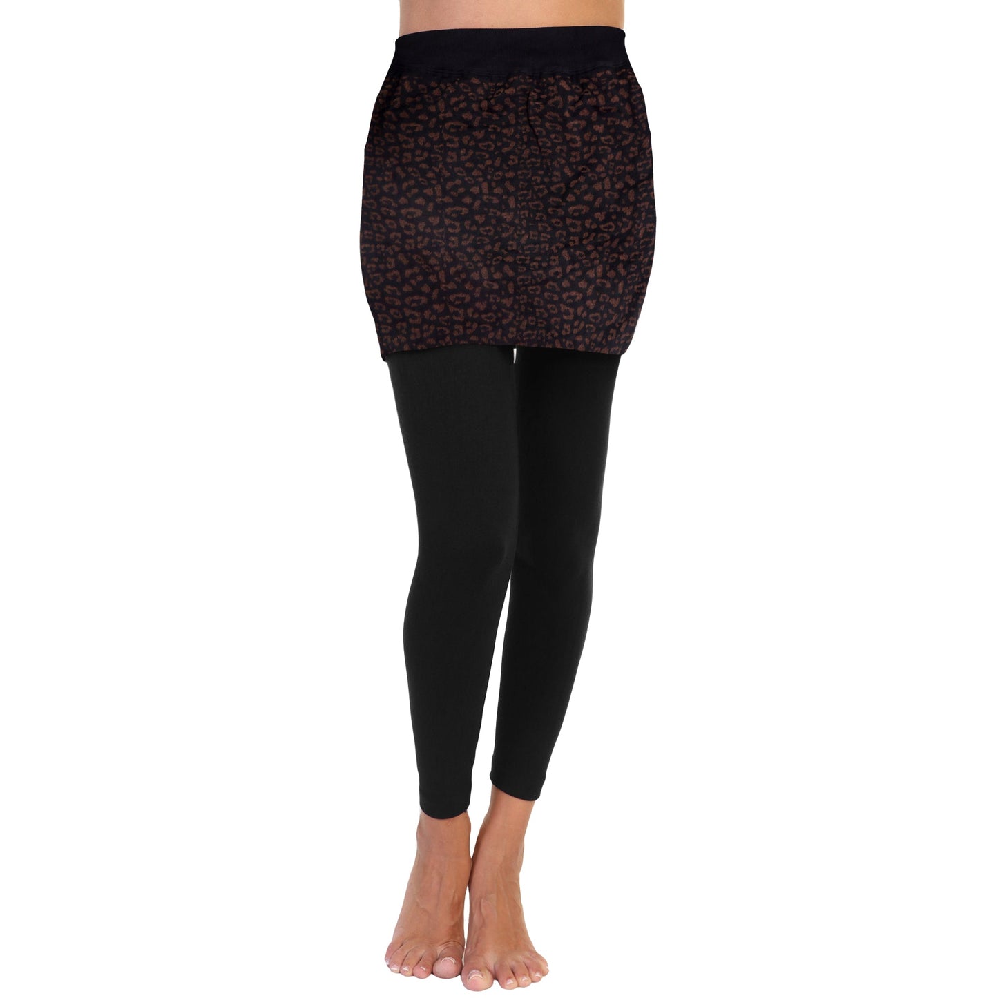 Blend Mini Skirt Leggings, Regular and Queen Size (1-Pack)