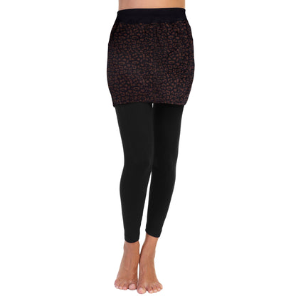 Blend Mini Skirt Leggings, Regular and Queen Size (1-Pack)