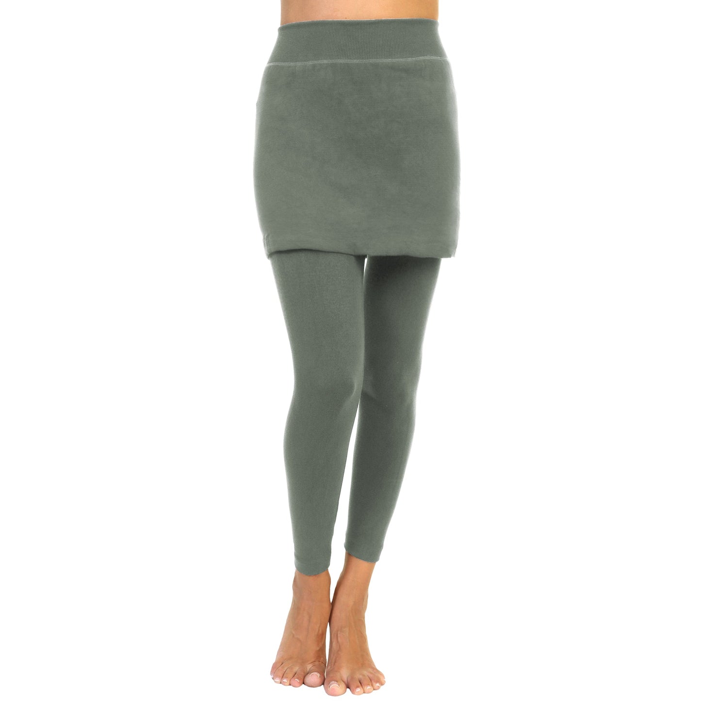 Blend Mini Skirt Leggings, Regular and Queen Size (1-Pack)