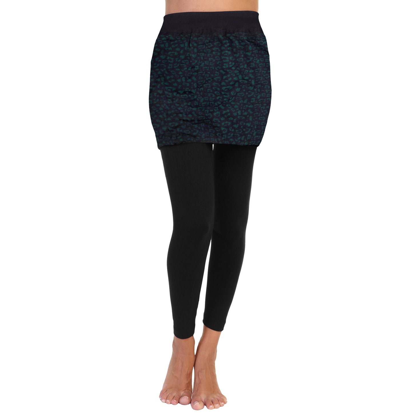 Blend Mini Skirt Leggings, Regular and Queen Size (1-Pack)