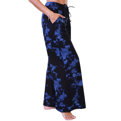 Mid-rise Palazzo Pants with Pockets (1 or 4 Pack)