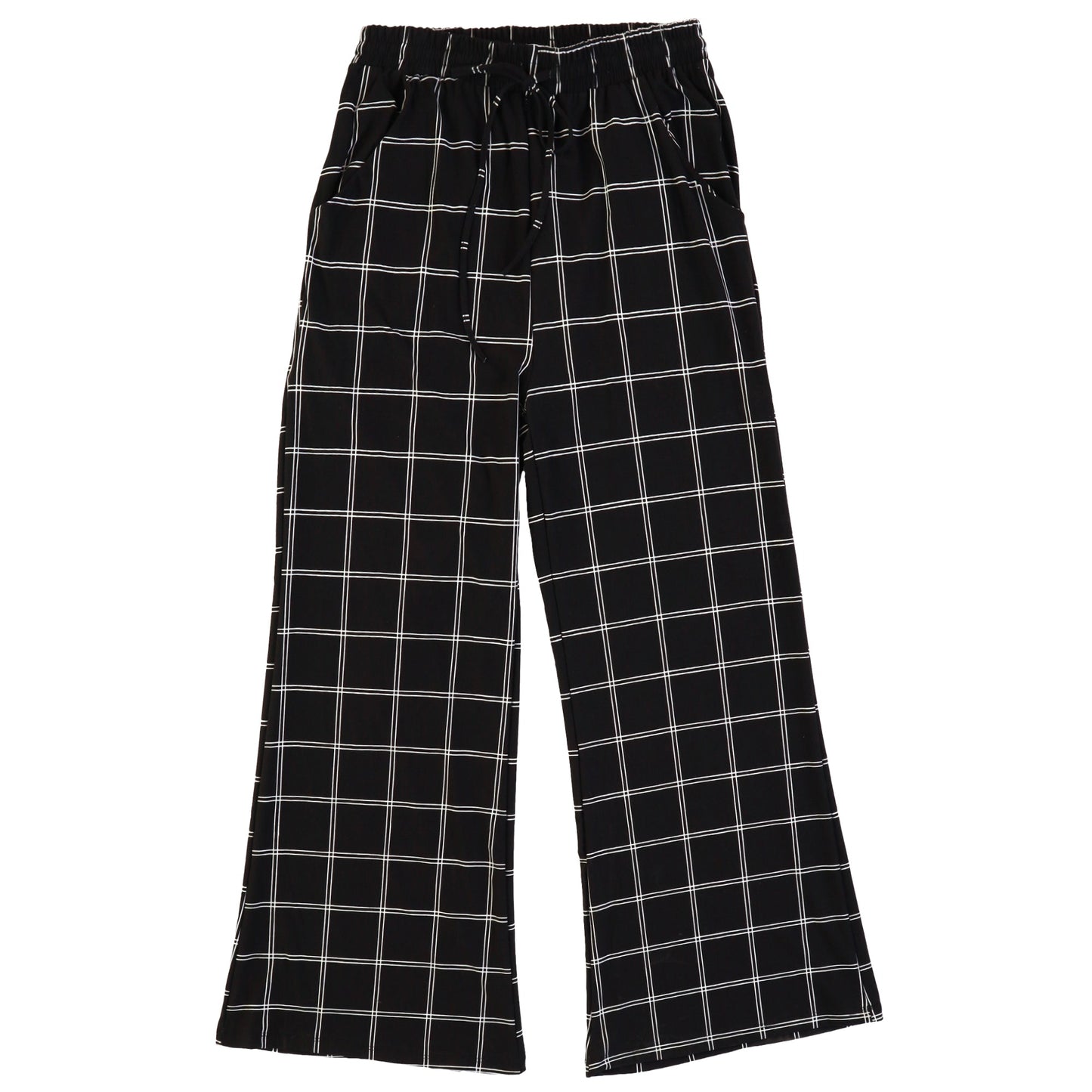Mid-rise Palazzo Pants with Pockets (1 or 4 Pack)