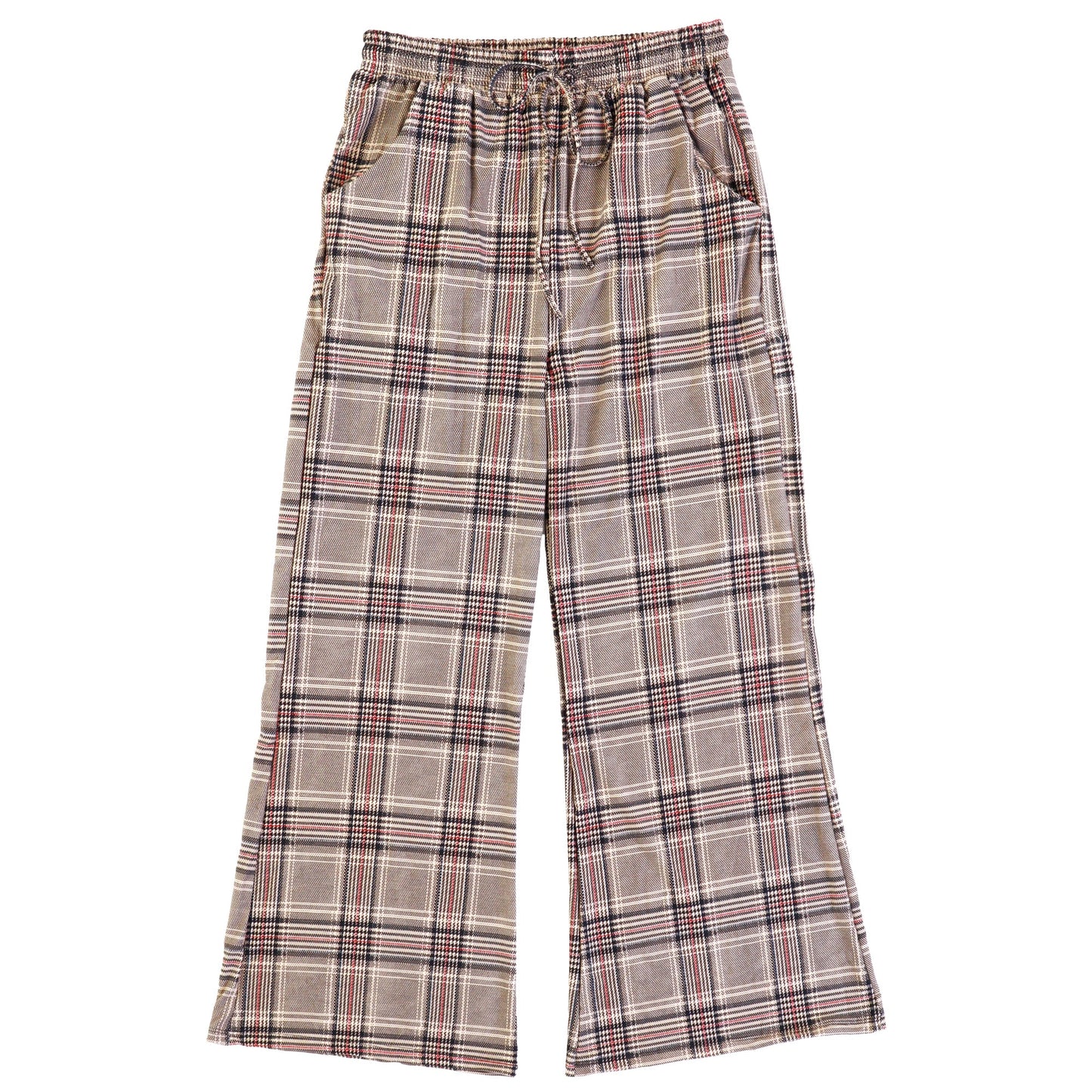 Mid-rise Palazzo Pants with Pockets (1 or 4 Pack)