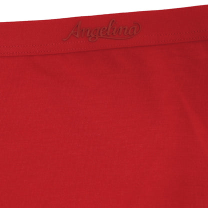 Classic Mid Rise Cotton Brief Panties with Logo Waistband (6-Pack)