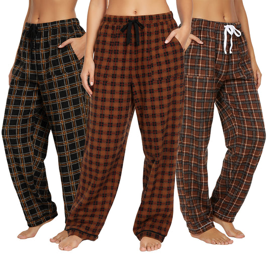 Women's COZY Fleece Pajama Pants (3 Pack)
