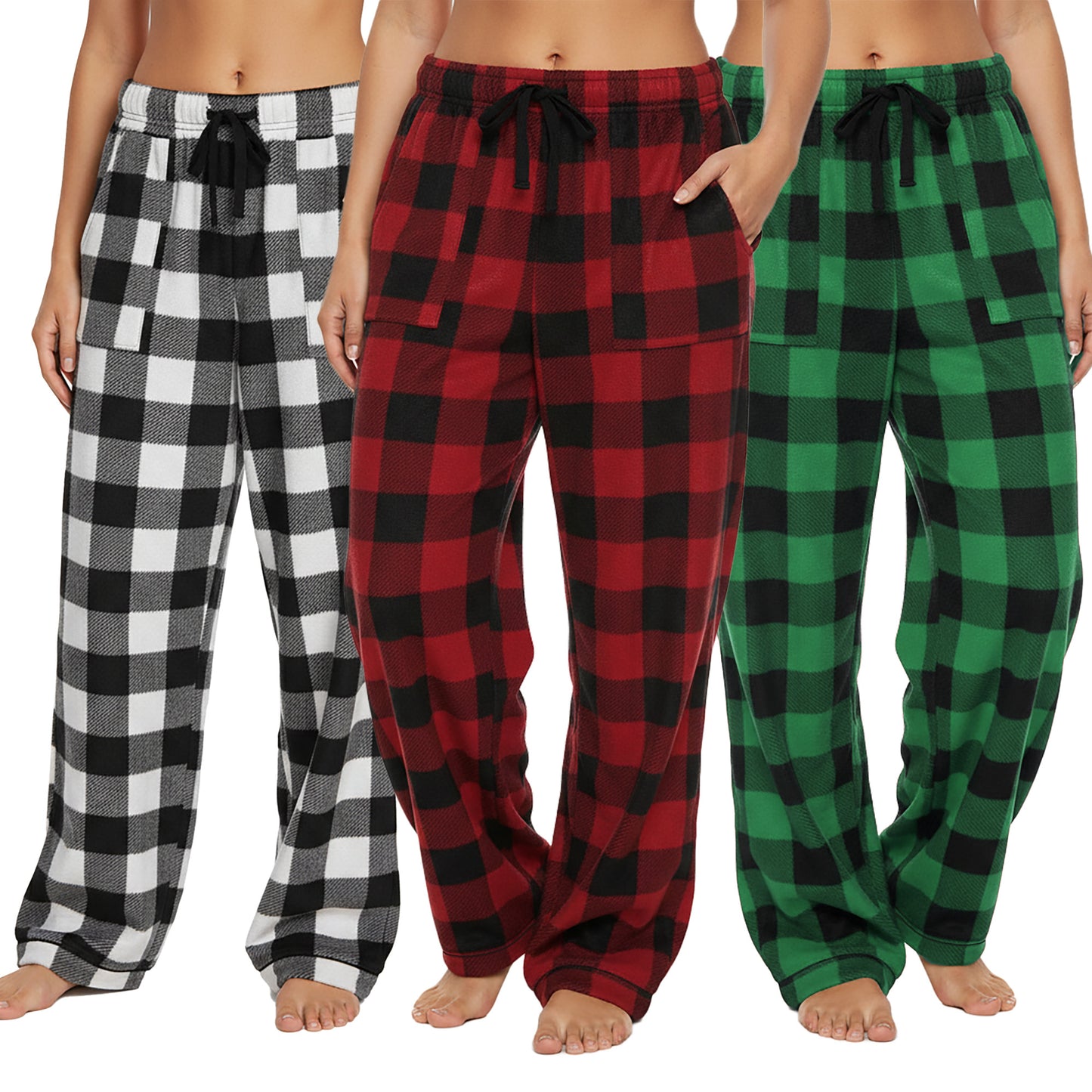 Women's COZY Fleece Pajama Pants (3 Pack)
