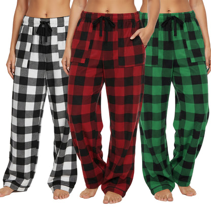 Women's COZY Fleece Pajama Pants (3 Pack)