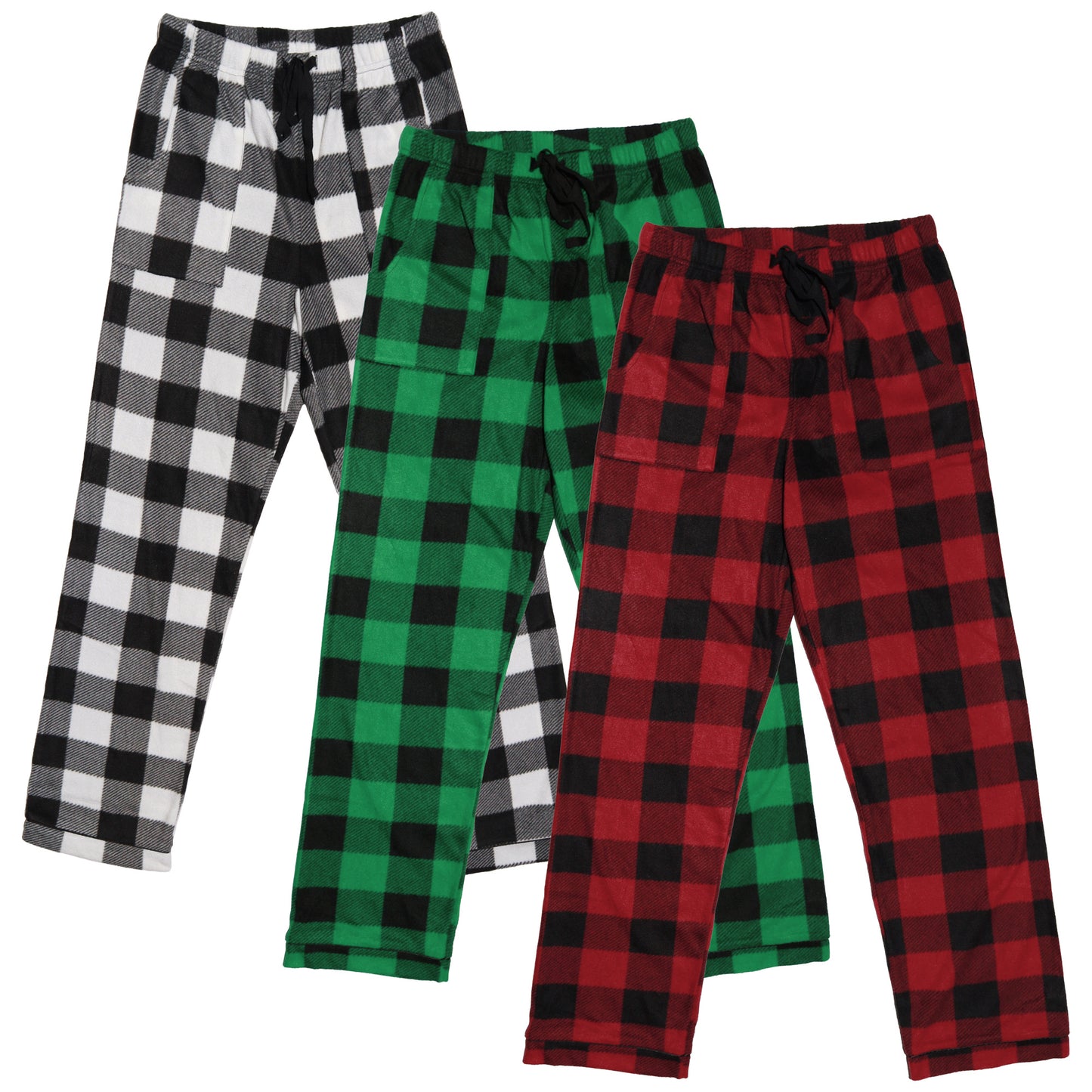 Men's COZY Fleece Pajama Pants (3 Pack)