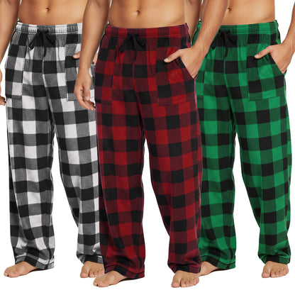 Men's COZY Fleece Pajama Pants (3 Pack)