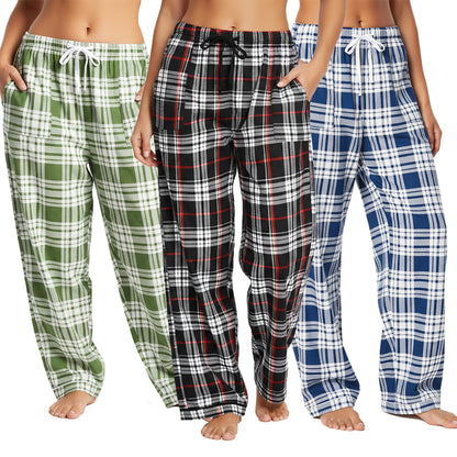 Women's COZY Flannel Pajama Pants (3 Pack)