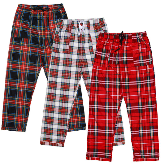 Women's COZY Flannel Pajama Pants (3 Pack)