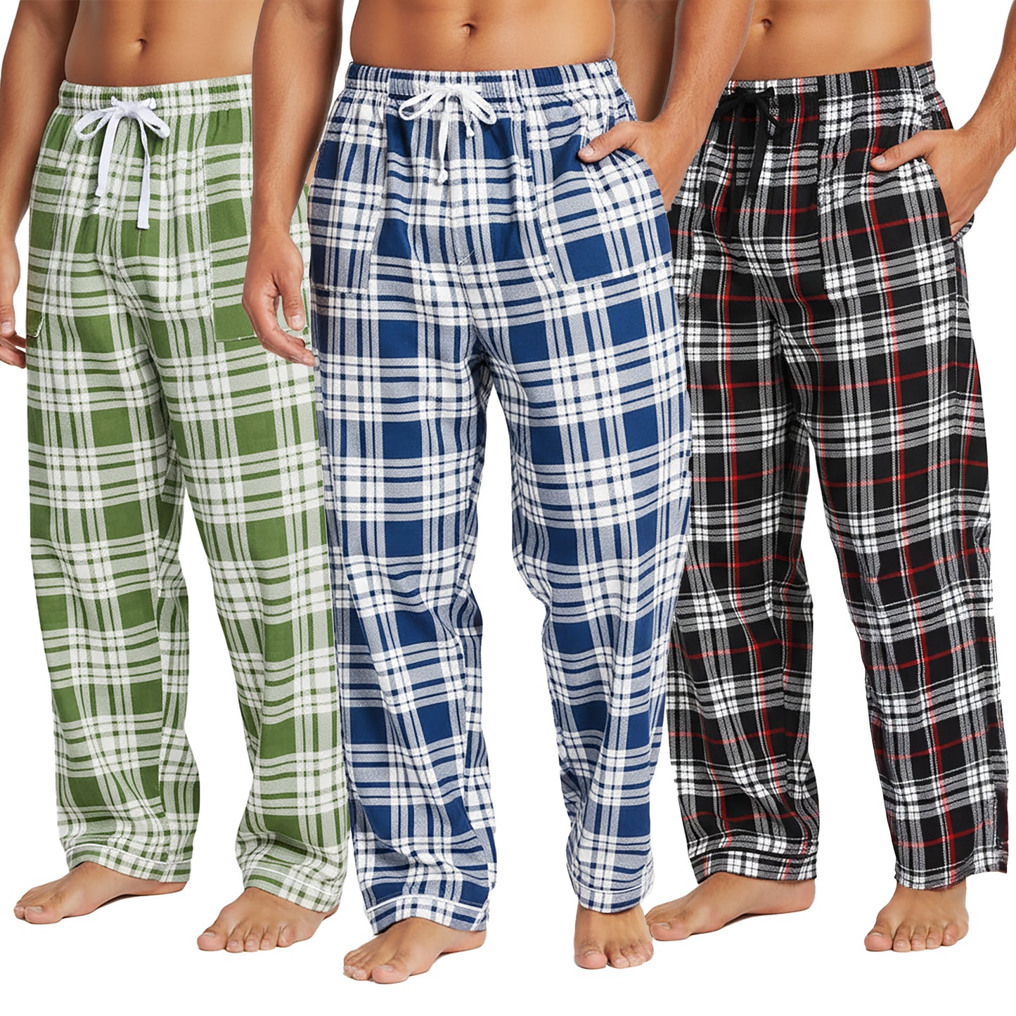 Men's COZY Flannel Pajama Pants (3 Pack)