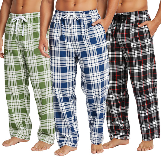 Men's COZY Flannel Pajama Pants (3 Pack)