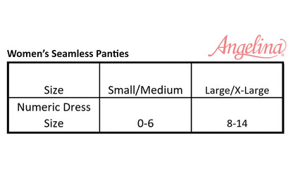 Seamless Panties with Love Peace Print (6-Pack)