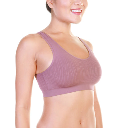 Seamless Wire-Free U-Back Microfiber Bralettes (6-Pack)