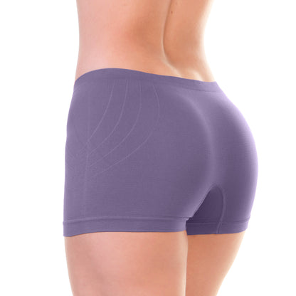 Seamless Microfiber Boyshort Panties (6-Pack)