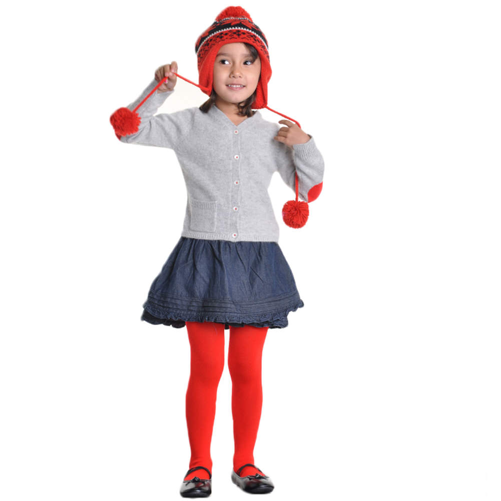 Girls Winter Tights with Heel (6-Pack)