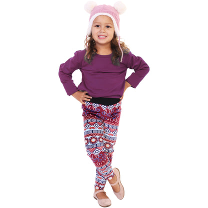 Mommy and Me Velvet Patterned Leggings (3-Pack)