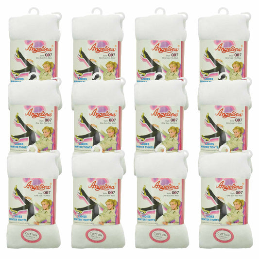 Winter Warmth Patterned Footed or Footless Tights (6-Pack)