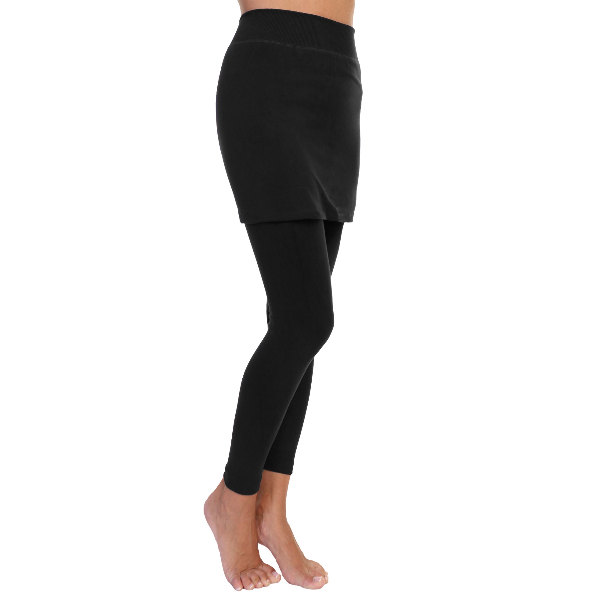 Again 1231 [L, Black] Mini Skirt Leggings : Buy Online at Best