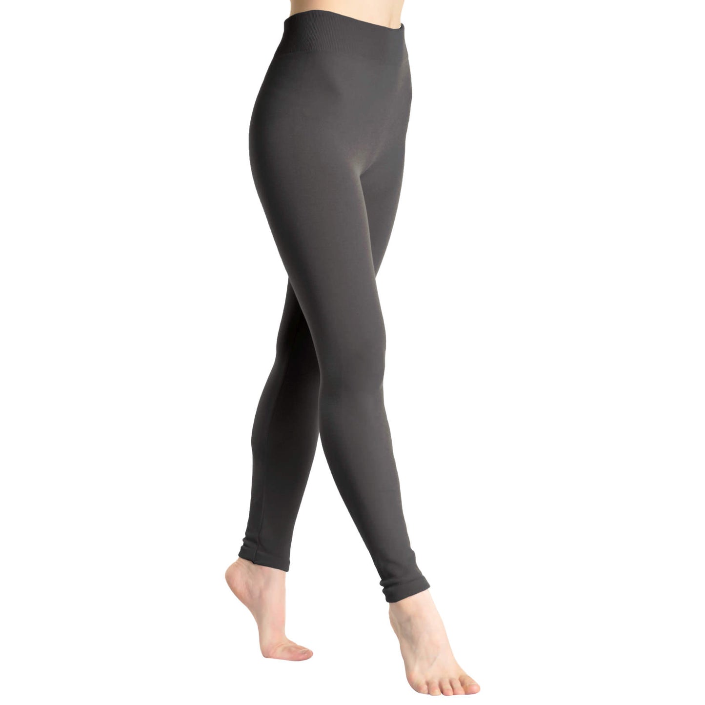 Seamless Footless Leggings with Winter Warmth Plus Lining (1-Pack)