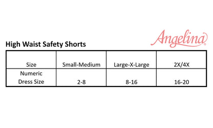 Women's Microfiber High Waist Knee Length Shorts (4-Pack)