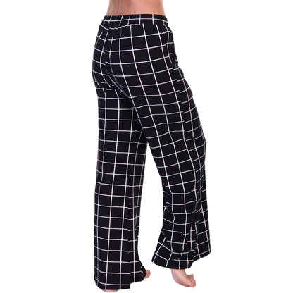 Mid-rise Palazzo Pants with Pockets (1 or 4 Pack)