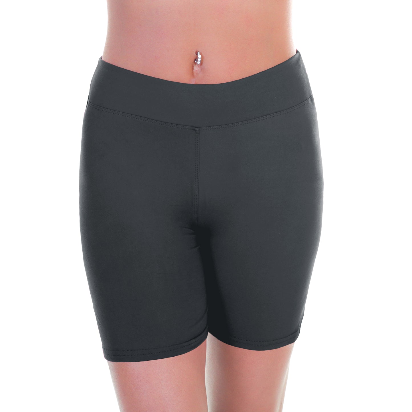 Women's Microfiber High Waist Biker Shorts (4-Pack)