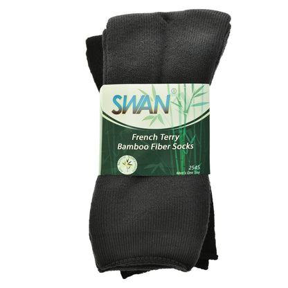 Bamboo Fiber French Terry Socks (2 or 6 Pairs)