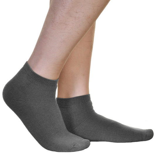Unisex French Terry Quarter Socks (6-Pairs)