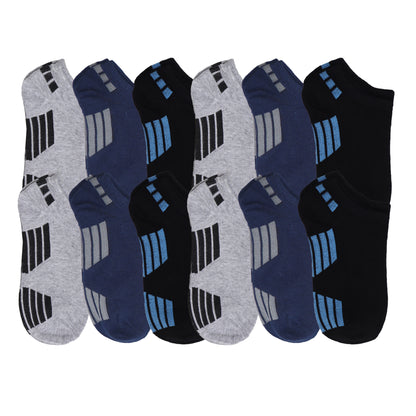 Unisex No-Show Sport Sock (12-Pairs)