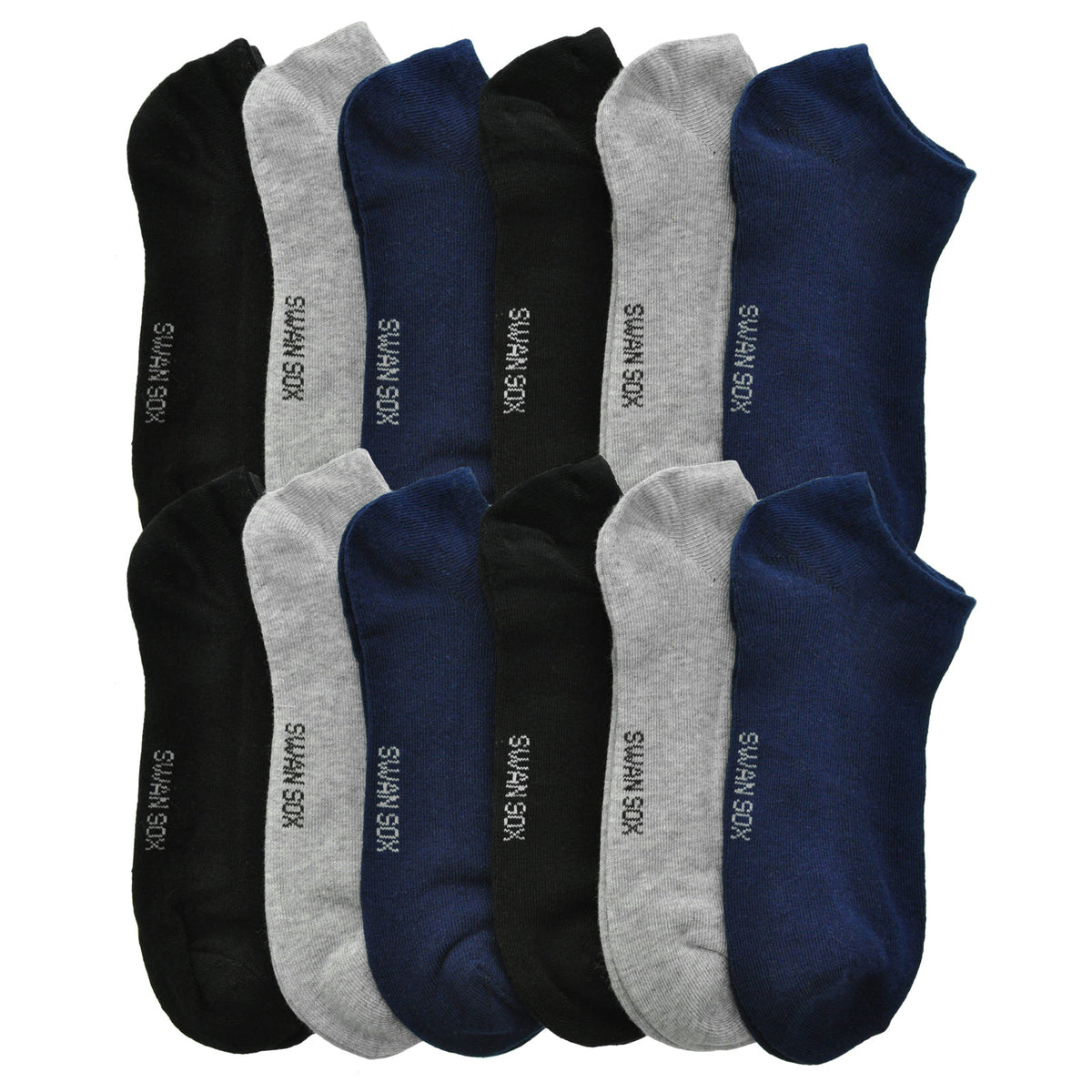 Unisex No-Show Sport Sock (12-Pairs)