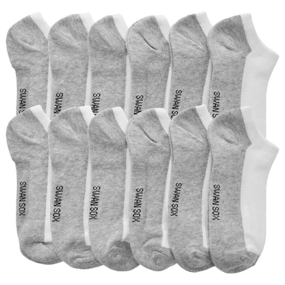 Unisex No-Show Sport Sock (12-Pairs)