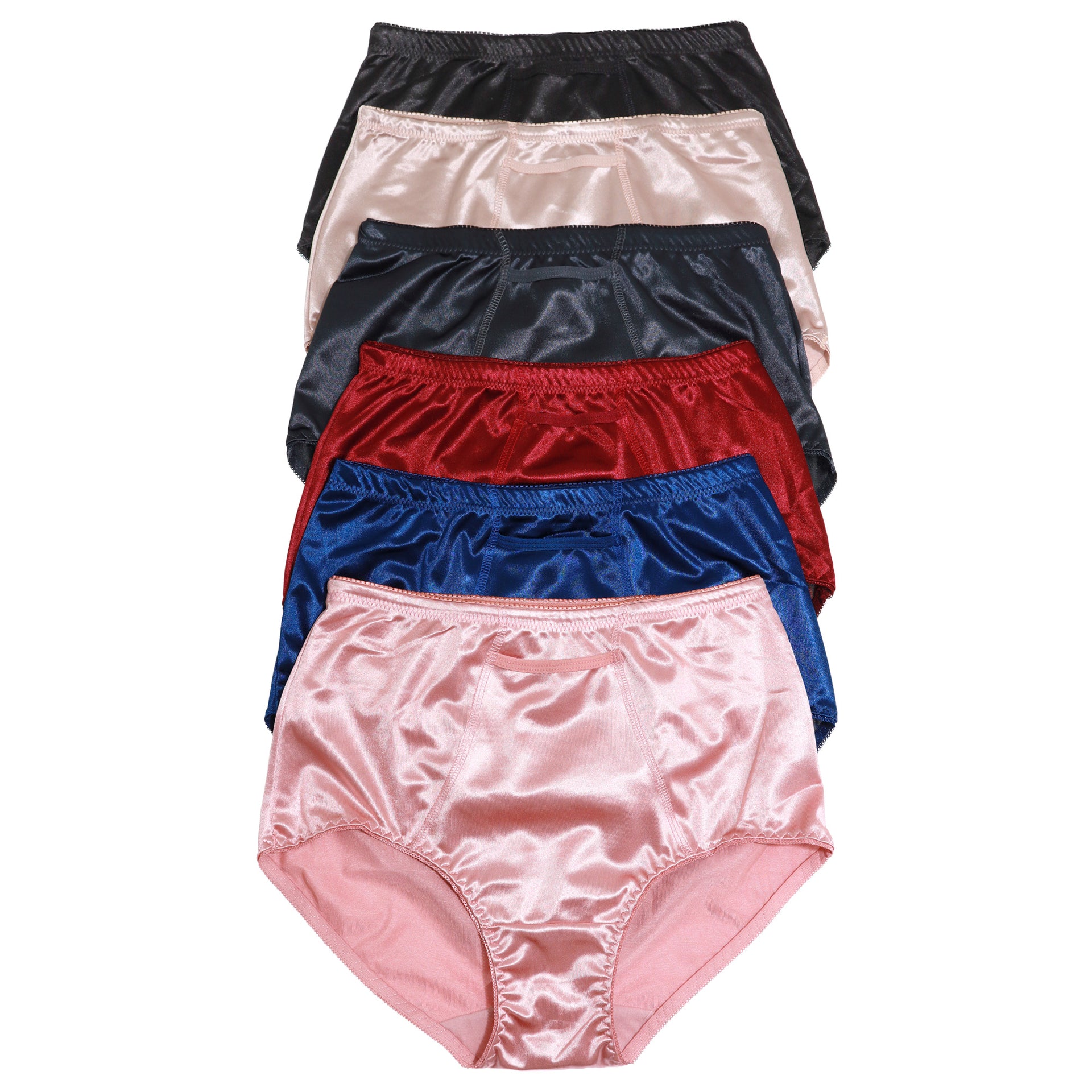  Emprella High Waisted Underwear for Women - Brief Panties -  Underwear Plus Size - Small Assorted : Clothing, Shoes & Jewelry