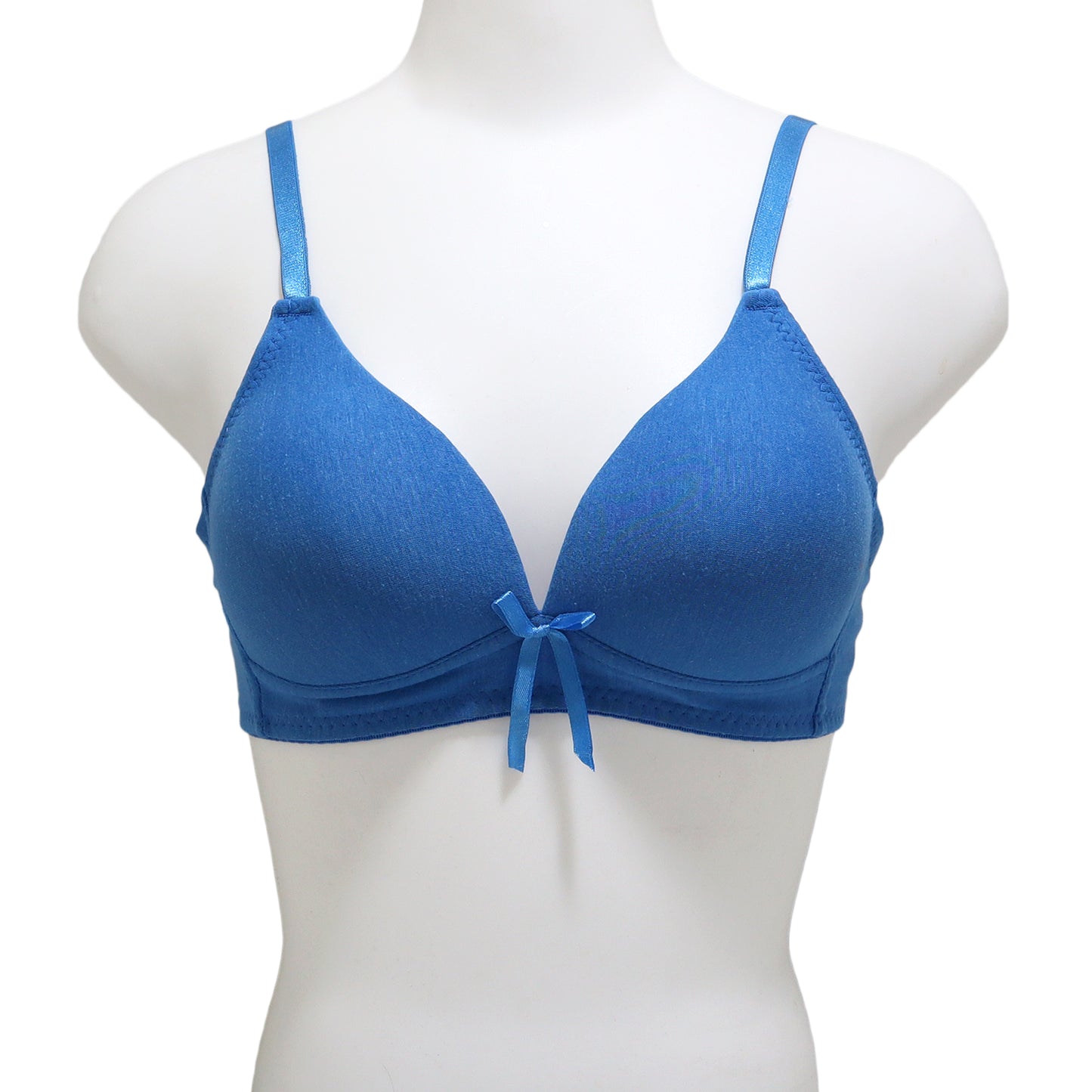 Wire-Free, Lightly Padded Cotton A-Cup Bra (6-Pack)