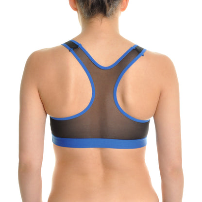 Wired Cotton Sports Bra with Mesh Racerback (3-Pack)